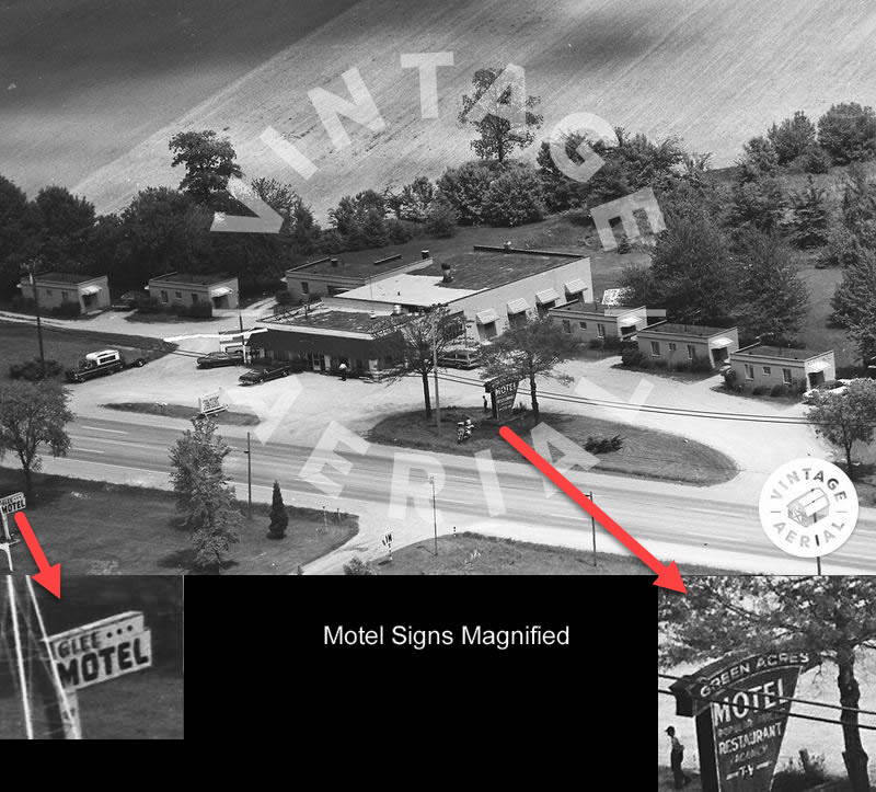 Green Acres Motel & Diner - Motel Signs Magnified (newer photo)